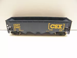 WALTHERS 931-1425 CSX 4 BAY HOPPER - CSX # 23497 - HO SCALE~USED - Picture 1 of 6