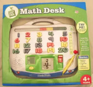 VTG RARE NOS Sealed Leap Frog Count & Learn Math Desk ** WORKS ** Vintage - Picture 1 of 2
