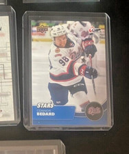2021-22 Upper Deck CHL Stars Epack Exclusive Blue Connor Bedard Rookie #302
