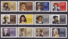 France 2022 : 12 timbres du Carnet - Les grands voyageurs -oblitérés
