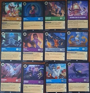 Disney Lorcana Ursula’s Return X 20 Cards Random Foil Bundle - Foto 1 di 1