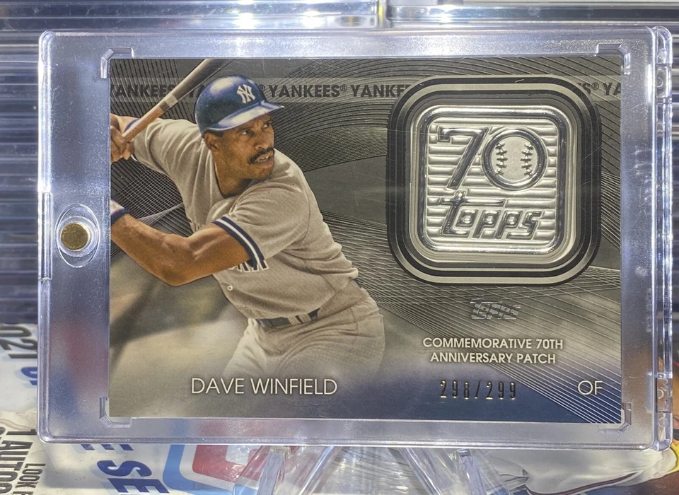 ‼️/299‼️2021 Topps -Dave Winfield Commemorative 70th Anniversary Patch  T70P-DW - Image 1 of 3
