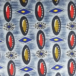 Jones New York Mens Silk Necktie Diamonds Ovals Geometric Blue Red Green Tie - Picture 1 of 5