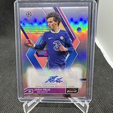 Joao Felix 2022-23 Topps Finest UEFA Refractor Auto Chelsea Barcelona Portugal