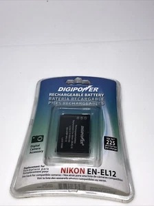 Digipower Rechargeable Battery replacement for Nikon EN-EL 12 Coolpix NEW - Picture 1 of 3