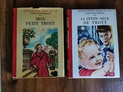 Bibliothèque Rouge Et Or Livres à Jaquettes : Mon Petit Trott Et La petite Sœur  - Photo 1/4