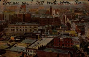 UNDIVIDED BACK POSTCARD- LOS ANGELES FROM THE COURT HOUSE BK27 - Bild 1 von 1