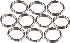 Split Rings Titanium Small Key Rings Pack of 10 (10Mm) - Picture 1 of 12