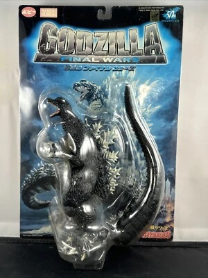 2004 BANDAI MUSEUM 9” GODZILLA 2004 FINAL WARS FIGURE NEW ON CARD - Image 1 of 4