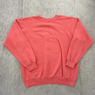 DE COLECCIÓN Suéter Hanes Mujer Grande Rosa Blanco Liso Sudadera Vellón Damas L Foto 1 de 4