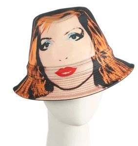 Philip Treacy x Andy Warhol Bucket Hat Vintage Rare Soup Print Lining - Bild 1 von 7