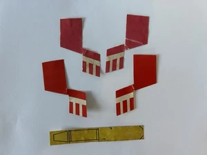 STAR WARS X WING FIGHTER WING DECALS KENNER VINTAGE 1978 1983 ANH ESB ROTJ LUKE - Picture 1 of 5