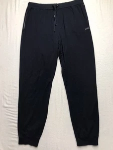 HUGO BOSS Mix & Match Pantaloni Jogger Uomo 2XL (36x30) Nero Felpato Coulisse - Foto 1 di 13