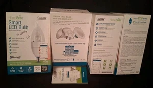 4 Feit Electric CFC/300/LED/HBR 40W Equivalent (3000K) B10 Dimmable Bluetooth  - Picture 1 of 3