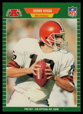 1989 Pro Set #77 Bernie Kosar Cleveland Browns - Image 1 of 2