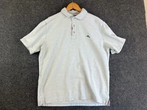 Tommy Bahama Island Zone Polo Shirt Mens Blue Medium - Picture 1 of 11