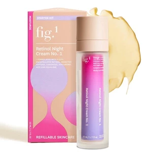 Fig.1 Crema Notte al Retinolo | Crema Idratante Viso con Retinolo e... - Foto 1 di 8