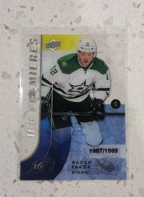 2015-16 UD Upper Deck ICE RADEK FAKSA #128 Ice Premieres /1999 Dallas Stars!!! - Image 1 of 2