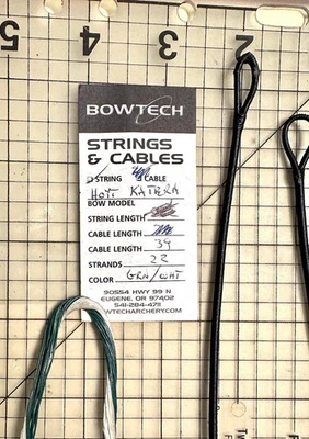 HOYT KATERA CABLE • 39” Inch • 22 Strands • Green/white - Image 1 of 3