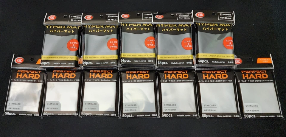 320 KMC Hyper Mat Negro y 350 KMC Perfecto Ajuste Fundas - Magic Pokemon Magic The Gathering Foto 1 de 3