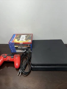 Consola Sony Playstation 4 Slim 500GB CUH-2215A - Negra y 7 Juegos 1 Controlador - Imagen 1 de 24