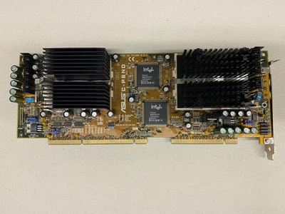 Asus C-P6ND CPU Card with two PENTIUM PRO KB80521EX200 256K 200MHz CPU's - Image 1 of 4
