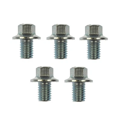 For Oldsmobile Cutlass Calais 1990 1991 Oil Drain Plug | 5 Pieces | Steel Silver - Image 1 of 4
