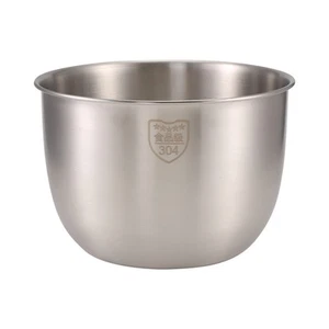 KüChe Rostfreier Stahl 304 RüHren SchüSsel Deep Kochen Backen Kuchen Brot 6144 - Afbeelding 1 van 7
