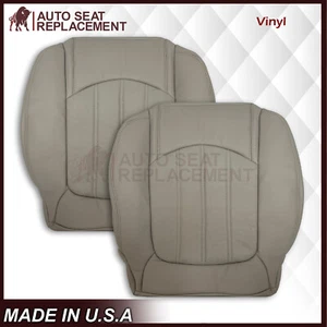 2008 - 2012 Buick Enclave Driver Passenger Bottom Syn. Leather Seat Cover Gray - Bild 1 von 9