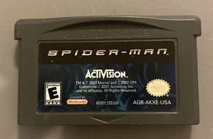 Spider-Man (Nintendo Game Boy Advance, 2002) Cartridge Only Authentic Tested - Picture 1 of 3