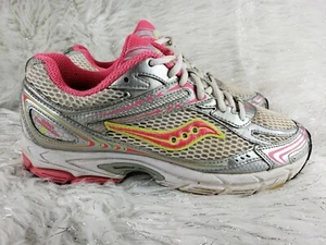 Saucony 'Grid Tornado 5' Running Shoes Womens Sz US 8 EUR 39 Silver Pink 15178-1 - Picture 1 of 6