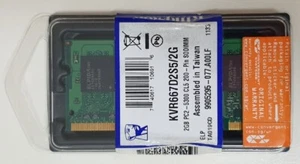 Kingston KVR667D2S5/2G 2GB PV2-5300 CL5 200 - Pin SODIMM Laptop Notebook Memory - Picture 1 of 1