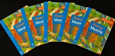 1st - MAKING MEANING - FIVE (5) STUDENT RESPONSE BOOKS  (2015, Third Edition) - Image 1 of 4