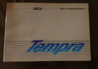 Libretto Uso E Manutenzione Fiat Tempra VII/90 60306382 - Immagine 1 di 4