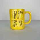 Rae Dunn Happy Spring Mug Artisan Collection Coffee Cup Yellow/Black 12ounce