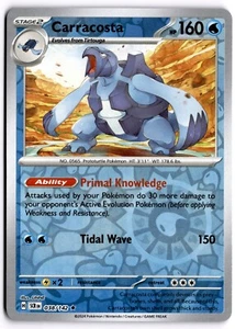 Pokemon TCG Carracosta 038/142 Sv07: Stellar Crown Reverse Holo - Picture 1 of 1