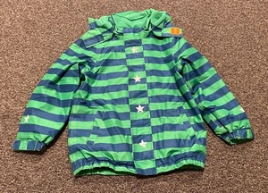 Regenjacke Tchibo Gestreift Blau Grün Gr 122/128 - Bild 1 von 9