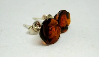 Orecchini in ambra baltica - Immagine 1 di 4