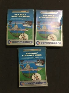 SEA WOLF LOUP DES MERS COMMODORE 64 C64 CARTRIDGE CANADA VERSION NUOVO - Imagen 1 de 8
