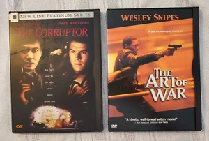 2 DVDs The Art of War Wesley Snipes The Corruptor Mark Wahlberg PreOwned LN - Imagen 1 de 2