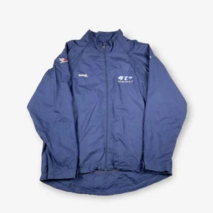 Vintage Reebok Hockey Chaqueta Cortavientos Azul Marino XL - Imagen 1 de 5