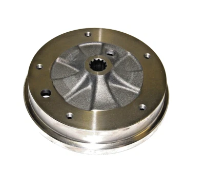 Tambor de freio traseiro 5Lug Lt/Rt compatível com Volkswagen Type1 Bug 1958-1967 Ghia 1956-1966 - Imagem 1 de 2
