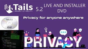 TAILS, Tor Network linux distro "Hide everything you do online with one dvd" USA - Picture 1 of 3