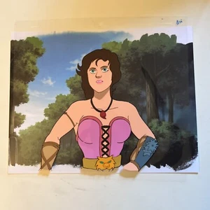 CONAN EL BÁRBARO original ANIMACIÓN CEL fondo producción arte AVENTURERO - Imagen 1 de 5