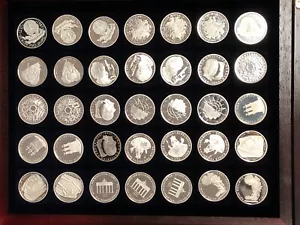 Deutschland BRD 10 Mark DM 1972-2001 PP,  Silber in Kapseln, AUSWAHL (S4-35 - Bild 1 von 155