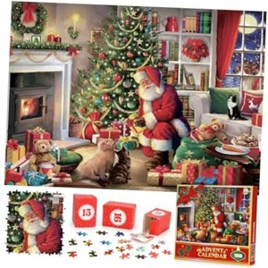 Advent Calendar 2024 Christmas Jigsaw Puzzles, Christmas Countdown Calendar - Picture 1 of 8