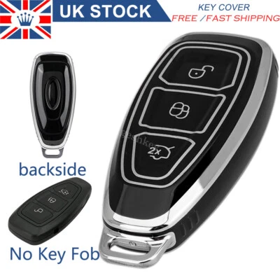 3 Button Car Smart Key Fob Case Cover For Ford Fiesta Focus Mondeo C-Max Galaxy