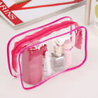 PVC Makeup Bag Waterproof Travel Bag Transparent Toiletry Clear Cosmetic Pouch 