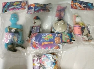 Vintage McDonalds Space Jam Tune Squad 1996 Plüsch KOMPLETTSATZ 6 Spielzeuge NEU VERSIEGELT - Bild 1 von 6