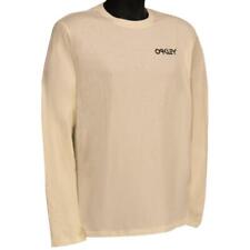 Oakley Thruster Long Sleeve Tee Mens Size XL Bone White Cream Logo T-Shirt